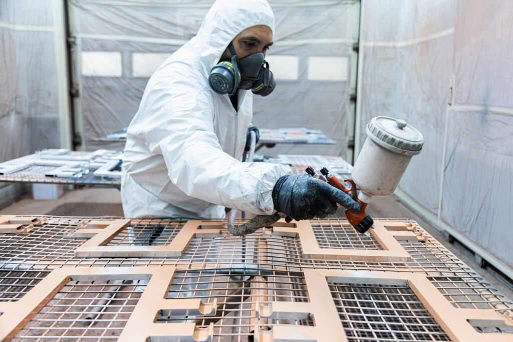 Proceso pintura líquida