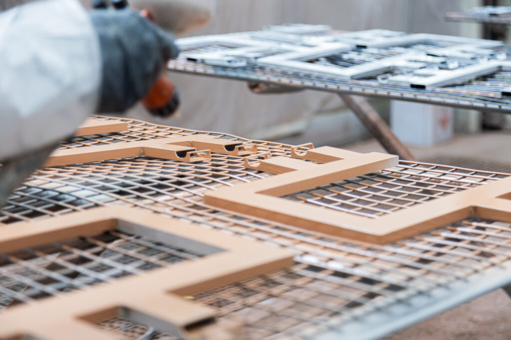 Proceso pintura líquida