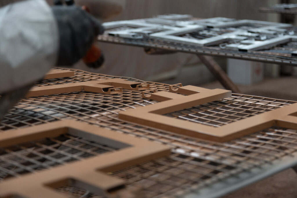 Proceso pintura líquida