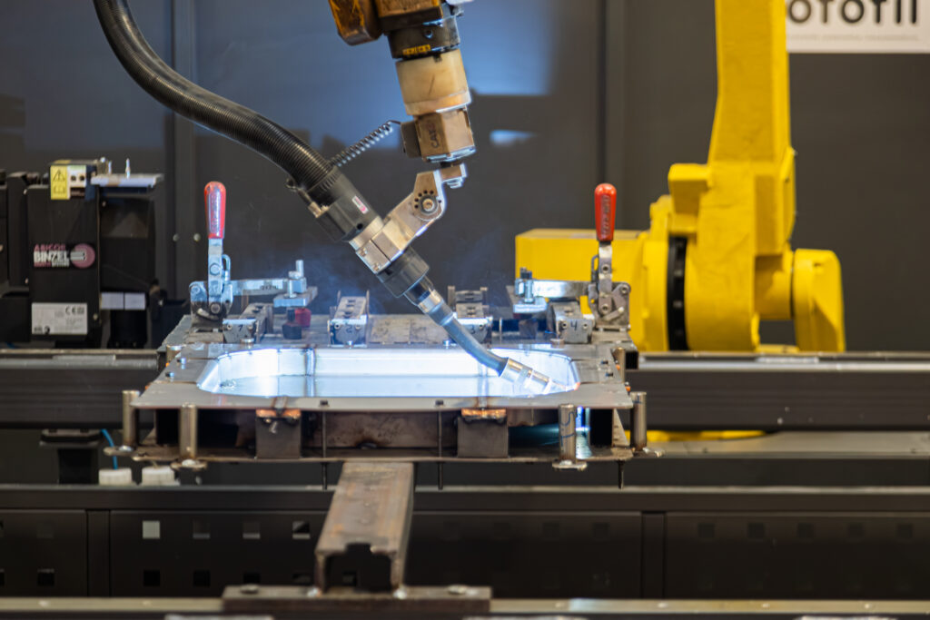 Robot de soldadura de aluminio